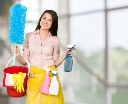 Local cleaners providing recurring cleaning in an E5 apartment building