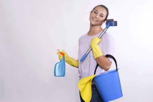 Professional move out cleaning service for an empty E5 property kitchen