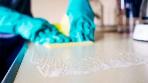 Kitchen and bathroom routine cleaning for a property in E5