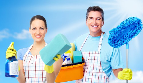 Deep carpet cleaning equipment used in an E5 property