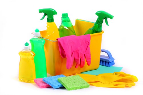 Local cleaners carrying out a thorough deep clean in an E5 property